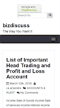 Mobile Screenshot of bizdiscuss.com